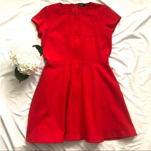 Cute Kate Spade Red Saturday Swing Dress